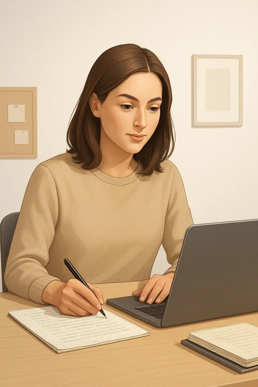 Professional author avatar illustration for gaming content page