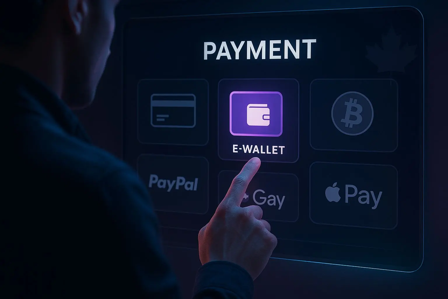 Canadian player choosing Skrill in an online cashier