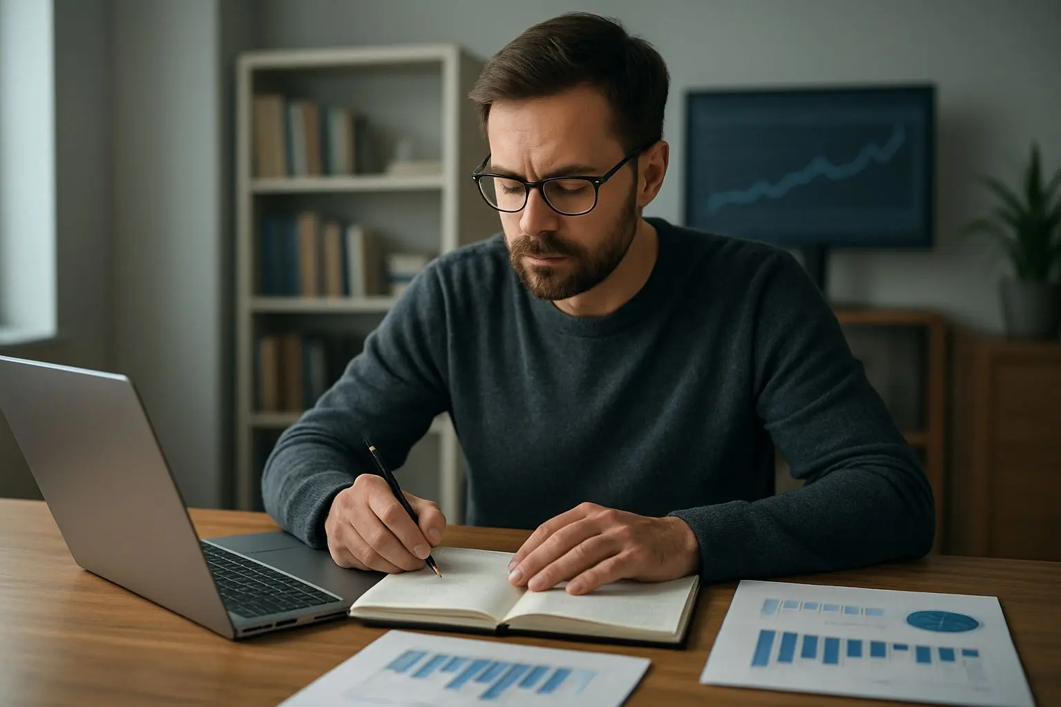 Expert author working at desk on responsible gaming and payment analysis