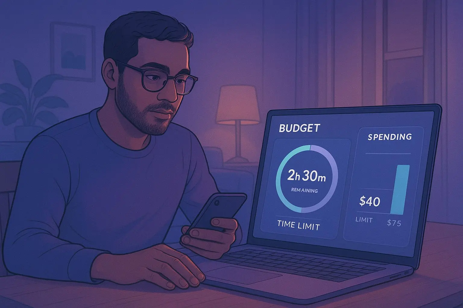 Responsible use of welcome bonus with budget and time controls